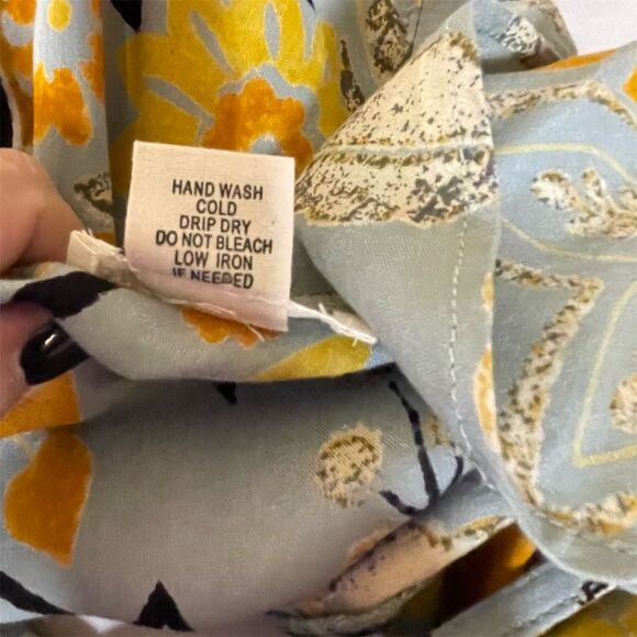 Sky and Sand Women's Floral Flutter Sleeve Dress Size S Multicolor - Picture 6 of 8